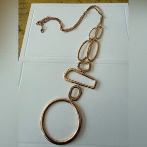 Gold tone Link Statement Necklace - Women Jewelry